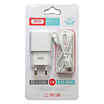     L73 EU 2.4A Single port charger with type C cable...