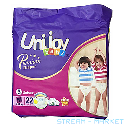 ϳ  Unijoy baby Premium Diapers M 5-10 22