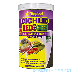       Tropical Cichlid Red and Green Large Sticks...