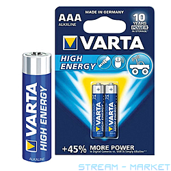  Varta High Energy  AAA LR03  4 