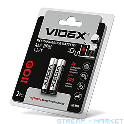  Videx AAA HR03 1100 mAh 2 