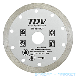   Ceramic TDV 125x2.6x10