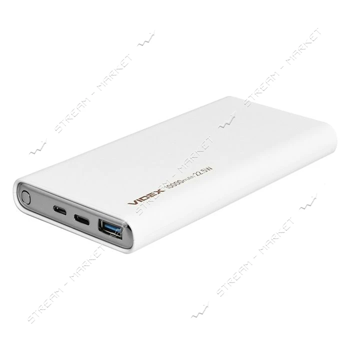Портативное зарядное устройство Videx VPB-310 10000mAh 22.5W белый