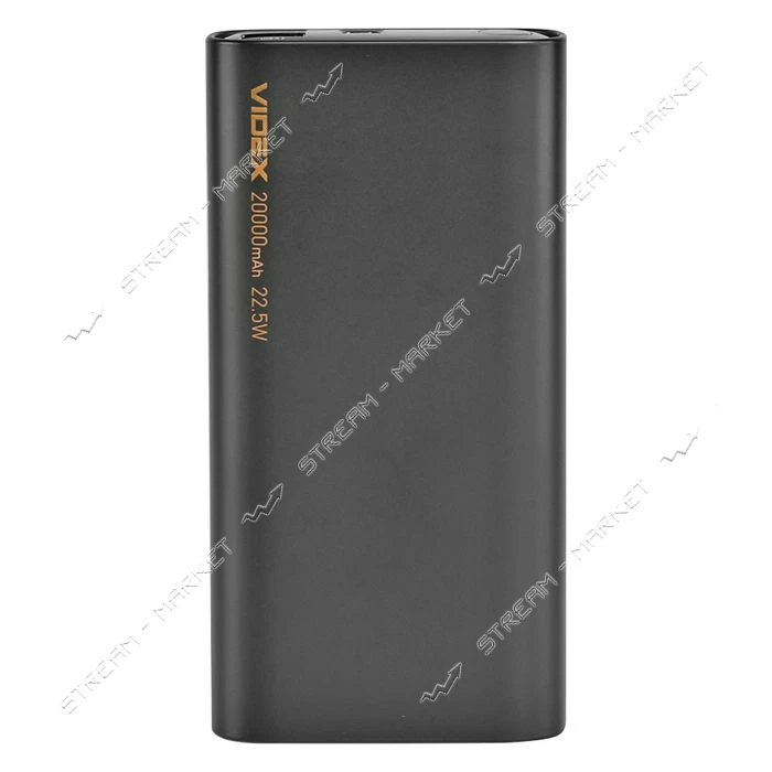 Портативное зарядное устройство Videx VPB-320 20000mAh 22.5W черный