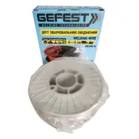 Проволока сварочная Gefest E71T-GS с флюсом d0.8мм 1кг Украина                                      