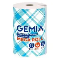 Бумажные полотенца Gemia 3 слоя 1шт                                                                 