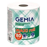 Бумажные полотенца Gemia Maxi Roll 2 слоя 80м 1шт 80м                                               