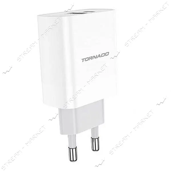 Сетевое зарядное устройство Tornado TD-18 USB плюс 2 USB-C/20W PD плюс QC3.0 белое                  