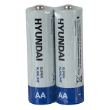 Батарейка Hyundai щелочная AА/LR06 пальчик 2шт