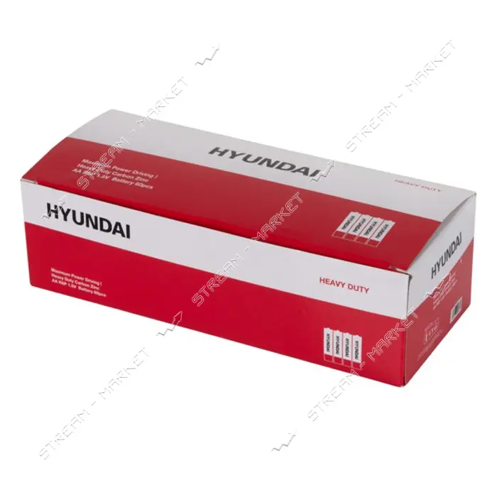 Батарейка Hyundai солевая  AА/LR06 пальчик 4шт                                                      