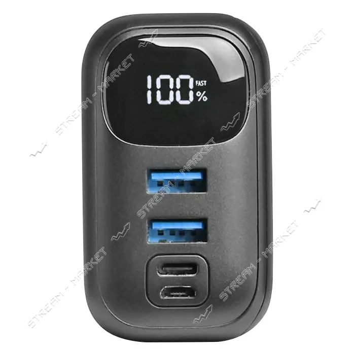 Портативное зарядное устройство Videx VPB-297 30000mAh 22.5W черный