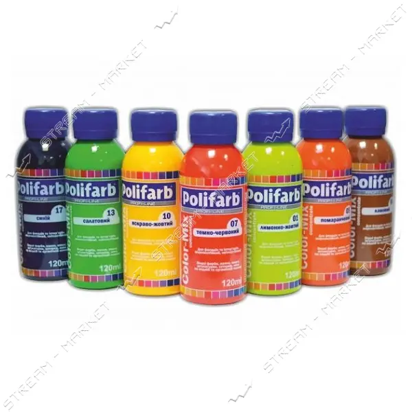 Пигмент для водоэмульсионной краски Polifarb Color Mix 9 120мл светло-коричневый