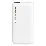 Портативное зарядное устройство Videx VPB-297 30000mAh 22.5W белый
