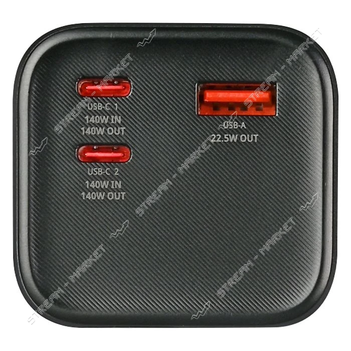 Портативное зарядное устройство Videx VPB-316 30000mAh PD140W серый