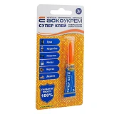 Супер клей Аско блистер 3г