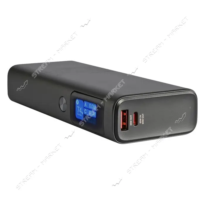 Портативное зарядное устройство Videx VPB-323 20000mAh PD100W черный