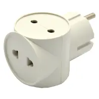 Тройник без заземления SVT Electric SVT-7366 10/16А 250V белый                                      
