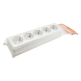Розетка пятиместная SVT Electric SVT-18065 с заземлением внешняя серия белая                        