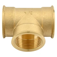 Тройник Nikiforoff латунь 3/4"В-3/4"В-3/4"В FTN                                                     