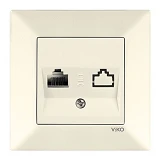 Розетка компютерная Viko 0232 Meridian крем                                                         