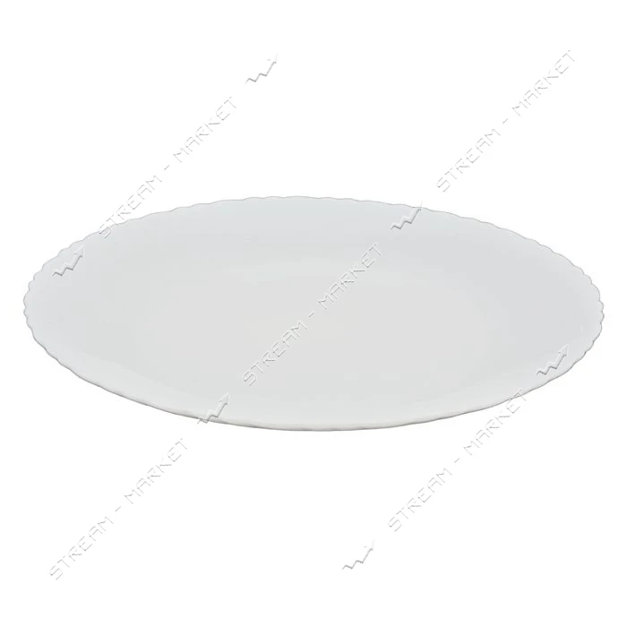 Тарелка 9.5 мелкая WHITE диаметр 20см LHP-95                                                        