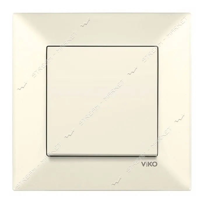 Выключатель Viko 0201 Meridian крем