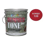 Краска 3в1 молотковая Fantazia Hammer tonе 120 2л бордо