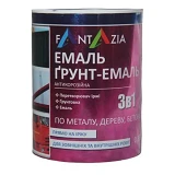 Грунт-эмаль 3в1 Фантазия 0.8л красно-коричневая                                                     