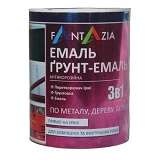 Грунт-эмаль 3в1 Фантазия 2.8л красно-коричневая
