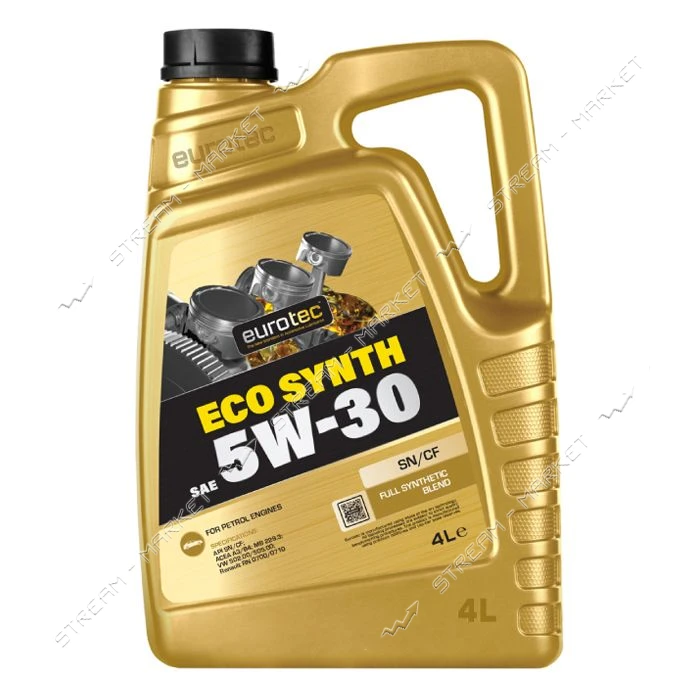 Масло моторное Eurotec Eco Synt 5W-30 SN/CF 4л