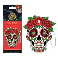 Ароматизатор Aroma Car Cellulose Dia De Los Muertos Silver Tatoo                                    