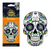 Ароматизатор Aroma Car Cellulose Dia De Los Muertos Gold Tatoo                                      