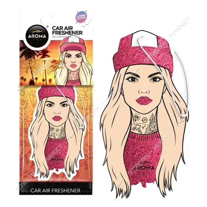 Ароматизатор Aroma Car Cellulose HYPE GIRL Cap                                                      
