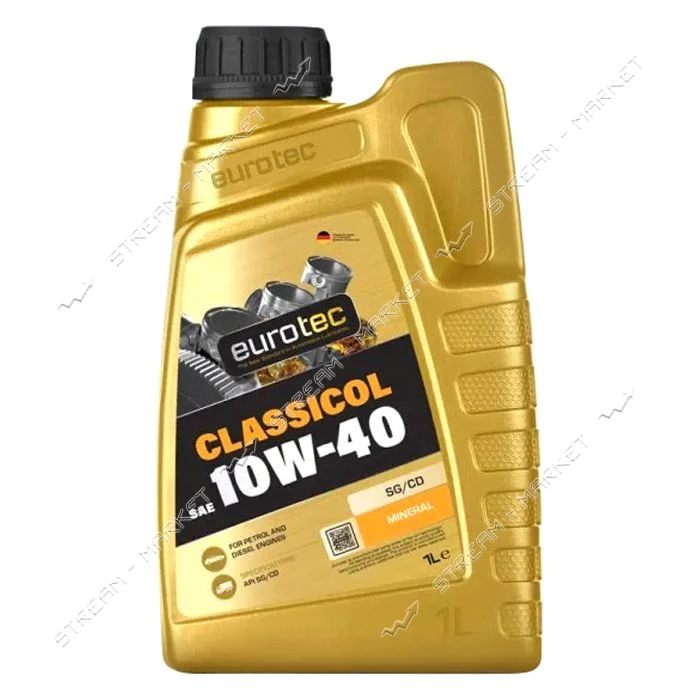 Масло моторное Eurotec Classicol 10W-40 SG/CD 1л                                                    