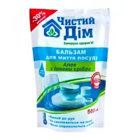 Бальзам для мытья посуды Чистый дом doy-pack Алое 500мл                                             