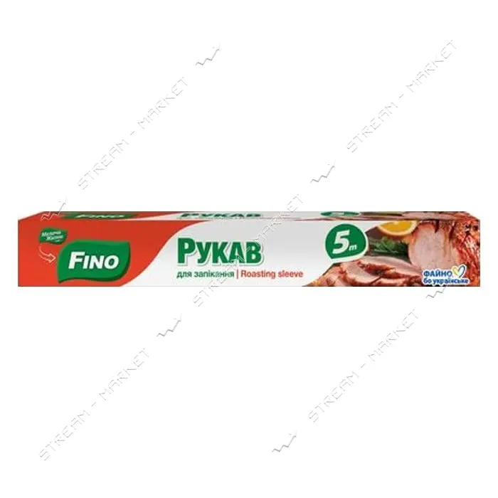 Рукав для запекания с клипсой FINO 5м                                                               