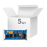 Губка кухонная Фрекен Бок Black Максима с волнистой поверхностью 5шт