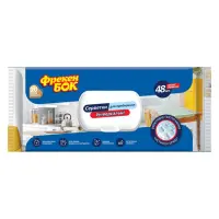 Салфетки хозяйственные влажные Фрекен Бок Универсальные с клапаном 48шт                             