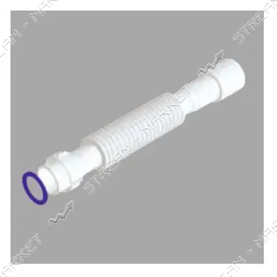 Гофротрубка соединительная AVT с накидной гайкой 1 1/2"х40/50 310-650мм