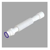 Гофротрубка соединительная AVT с накидной гайкой 1 1/2"х40/50 460-1100мм                            