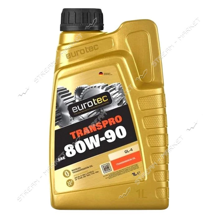 Масло трансмиссионное Eurotec Transmission EP 80W-90 GL-4 1л