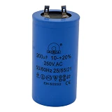 Конденсатор CD60 200 мкФ напряжение 330 V без болта плюс 2 клеммы                                   