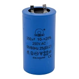 Конденсатор CD60 250мкФ напряжение 330V без болта плюс 2 клеммы