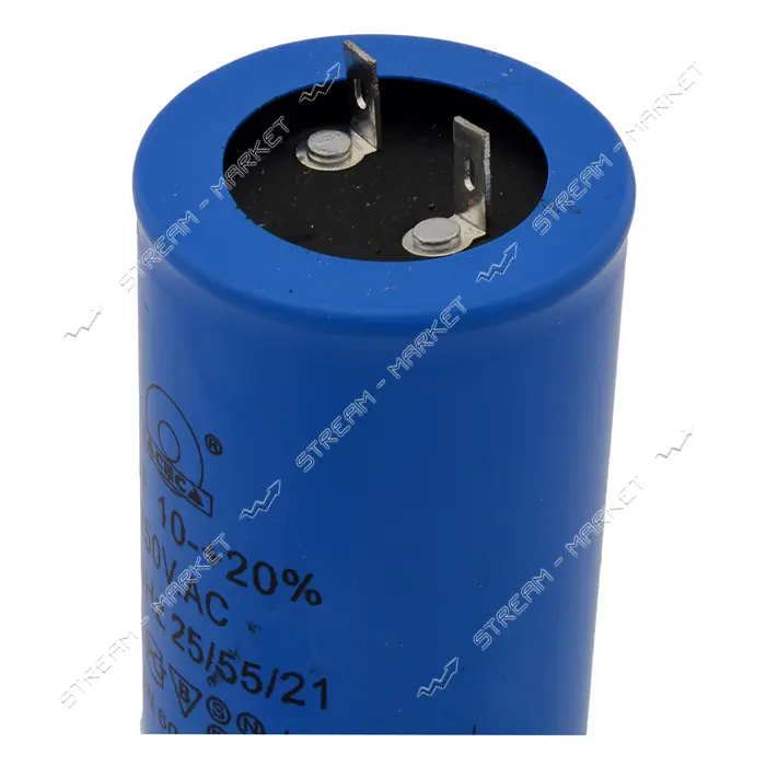 Конденсатор CD60 250мкФ напряжение 330V без болта плюс 2 клеммы