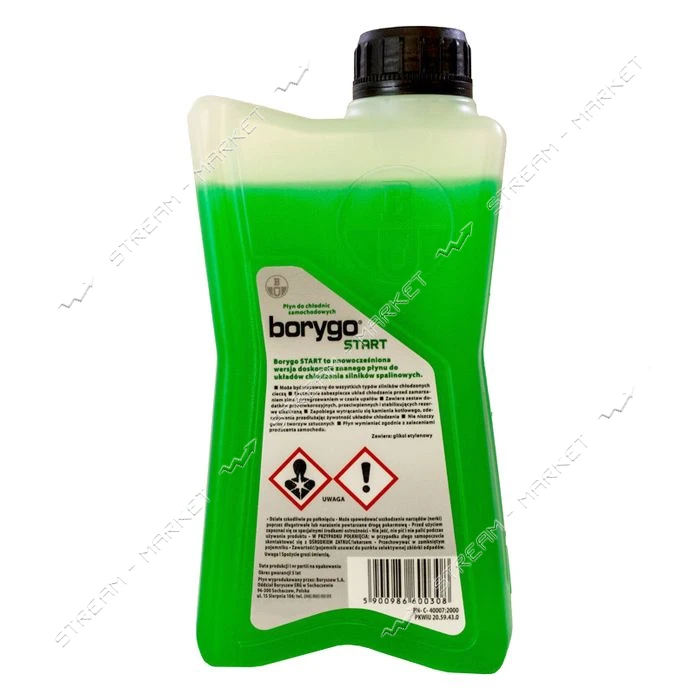 Антифриз Borygo Start -35 1л зеленый                                                                