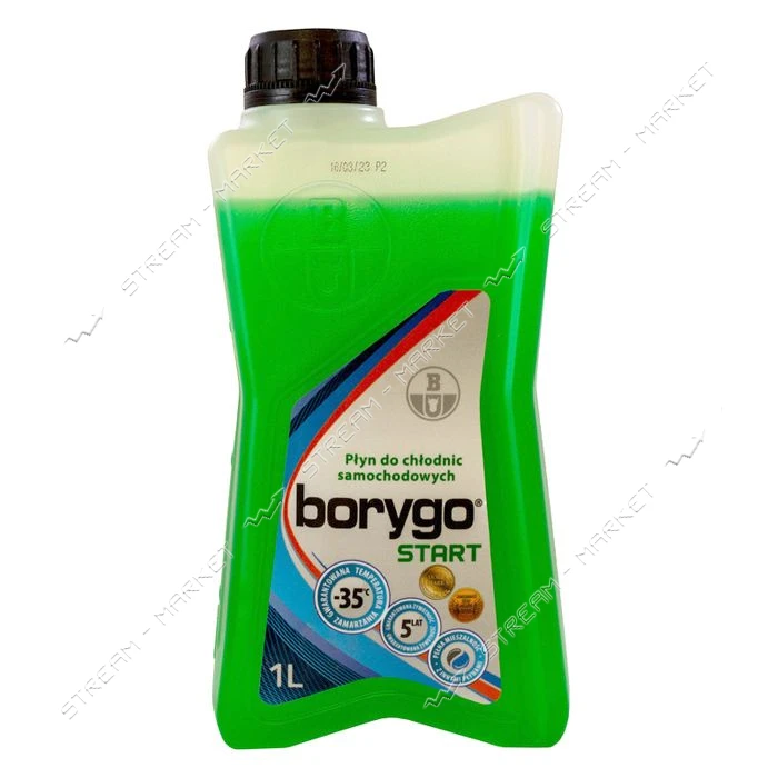 Антифриз Borygo Start -35 1л зеленый                                                                