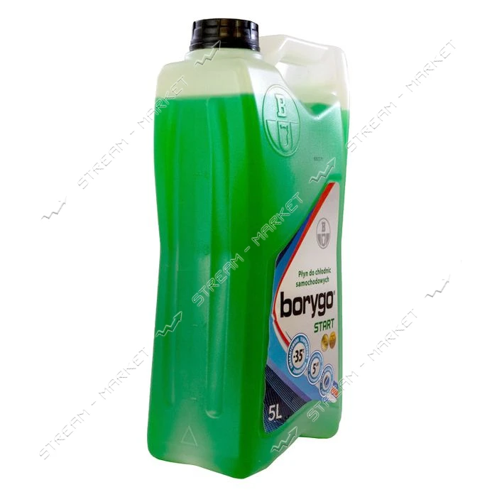 Антифриз Borygo Start -35 5л зеленый                                                                