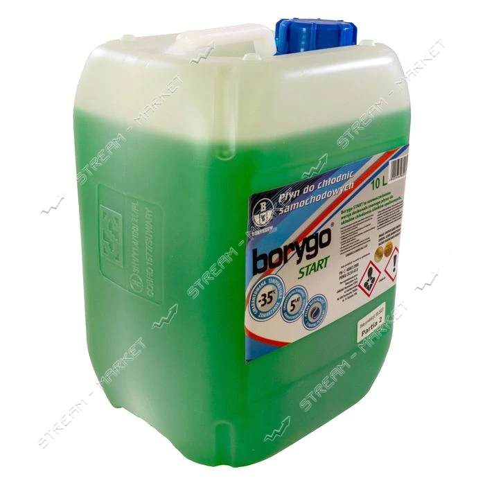 Антифриз Borygo Start -35 10л зеленый