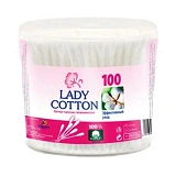Палочки ватные Lady Cotton в банке 100шт