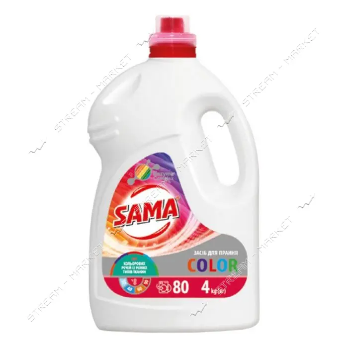 Гель для стирки цветного белья Sama Color 4кг                                                       